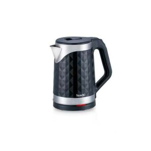 Saachi Stainless Steel And Plastic Electric Kettle Of 2 Liters-Silver Black