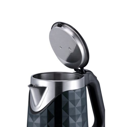 Saachi Stainless Steel And Plastic Electric Kettle Of 2 Liters-Silver Black
