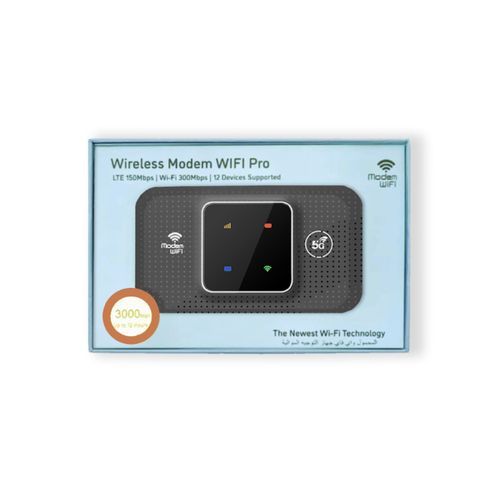 Universal TOPLINK HW52 Pro 4G/5G Mobile Wi-Fi 3000mAh support All networks - Black