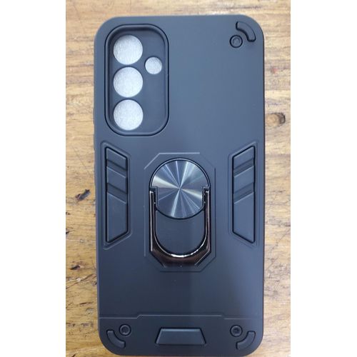 Samsung Galaxy A50, A51, A52, A53, A54 5G Phone Case , Military Grade Shockproof Drop Protection Phone Cover With Metal Ring Kickstand - Black