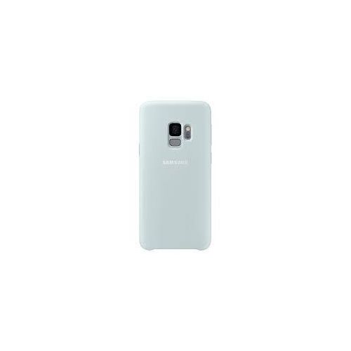Samsung  Galaxy S9 / S9+ Luxury Soft Rubber Liquid Silicone Skin Touch Feel Cover Case Blue Phone Case Screen Protector