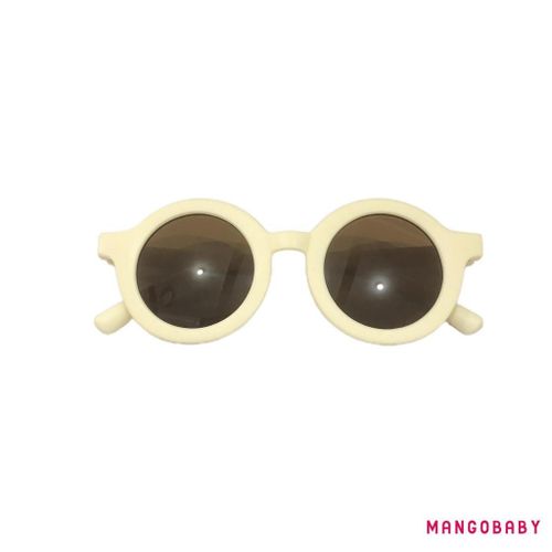 MG-Little Kids Summer Sunglasses, Matte Retro Splice Round Frame Anti-UV Sunglasses, UV400 Outdoor Sunglasses for Boys, Girls