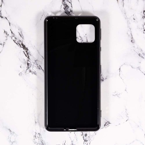 Sharp Aquos Sense 5G Case, Scratch Resistant Soft TPU Back Cover Shockproof Silicone Gel Rubber Bumper Anti-Fingerprints Full-Body Protective Case Cover-Black