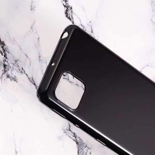 Sharp Aquos Sense 5G Case, Scratch Resistant Soft TPU Back Cover Shockproof Silicone Gel Rubber Bumper Anti-Fingerprints Full-Body Protective Case Cover-Black