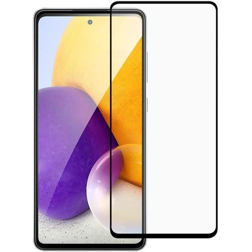Samsung Galaxy A70 A71 A72 A73 5G Screen Protector Glass Full Glue Tempered Screen Guard Anti-Fingerprints Shatter-Resistant-Black