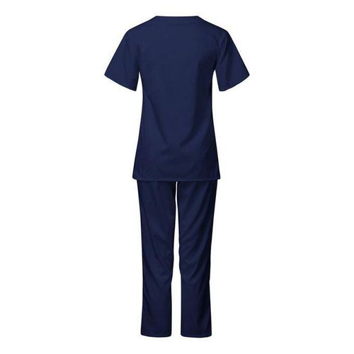 Unilove Nursing Work Scrub V Neck  Care Navy Blue S