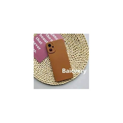 Tecno Spark 5, 6, 7, 8, 9, 10, 20  T C P Pro Plus Matte Soft Shock Proof Rubberised Back Case Cover  -Brown