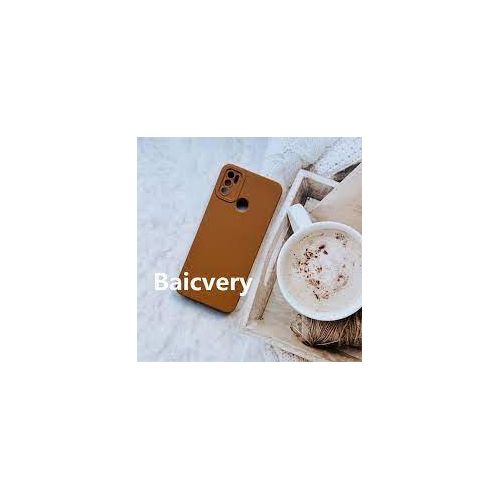 Tecno Spark 5, 6, 7, 8, 9, 10, 20  T C P Pro Plus Matte Soft Shock Proof Rubberised Back Case Cover  -Brown