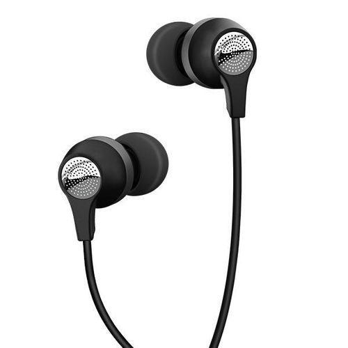 Voice Strong Bass Earphones With Mic -  Black