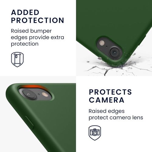 IPhone 7, 7 Plus, 8, 8 Plus Silicone Case - TPU Silicone Phone Cover With Soft Finish - Dark Green
