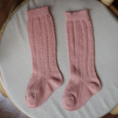Long Sock Summer Girls High Baby Knee Socks Floral Big Bow