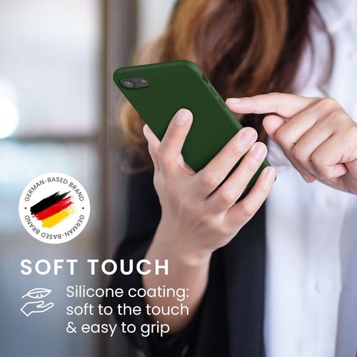 IPhone 7, 7 Plus, 8, 8 Plus Silicone Case - TPU Silicone Phone Cover With Soft Finish - Dark Green