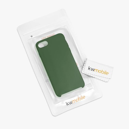 IPhone 7, 7 Plus, 8, 8 Plus Silicone Case - TPU Silicone Phone Cover With Soft Finish - Dark Green