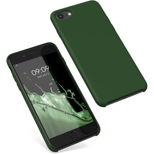 IPhone 7, 7 Plus, 8, 8 Plus Silicone Case - TPU Silicone Phone Cover With Soft Finish - Dark Green
