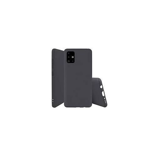 Samsung Galaxy M01, M01s, M01 Core, M11, M21, M21s, M31, M31s, M51 Back Cover, Camera Bump Protection & Ultra Slim Matte Soft Silicon Shock Proof Rubberised Back Case Cover-Black