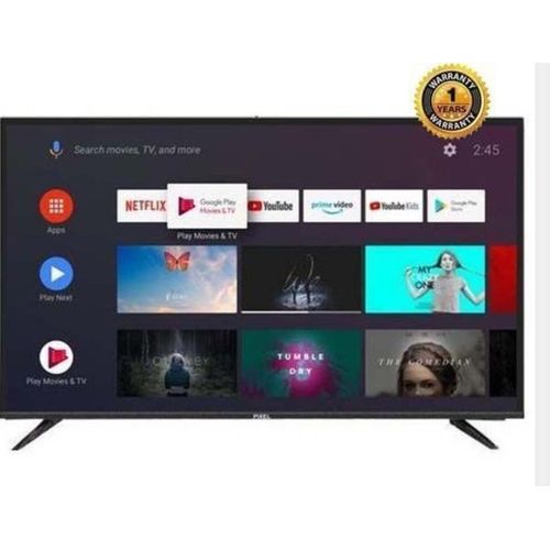Pixel 32 Inch Android Smart HD Digital Satellite Receiver LED TV - Black