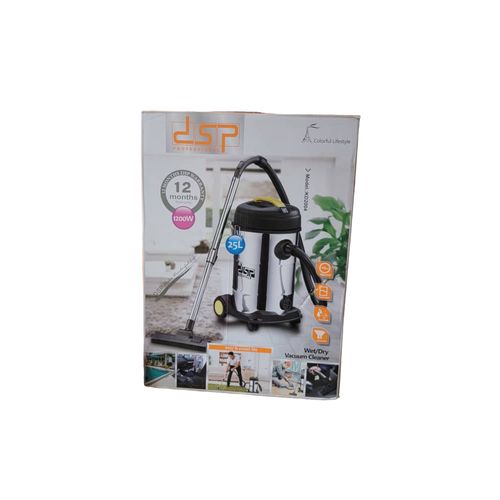 Dsp  25L / 25 liters High Suction Wet And Dry Vacuum Cleaner KD2004 -Silver