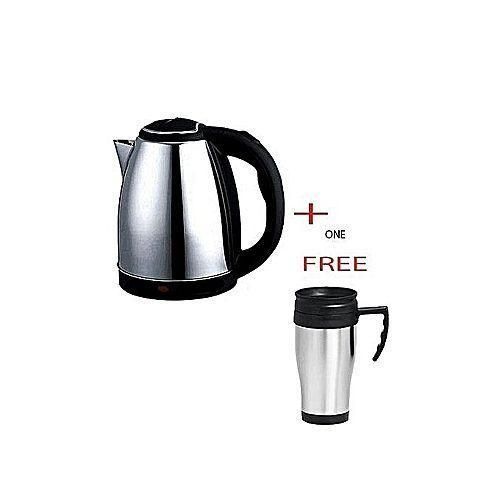 Scarlet Electic Kettle Cordless 2 Litres + A FREE Travel Mug
