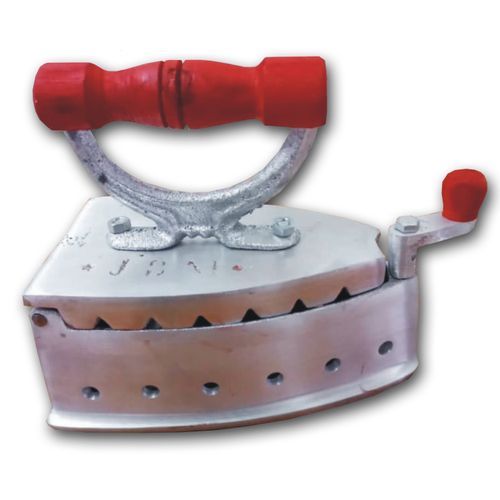 Charcoal Iron With Bellows Foreground - Silver