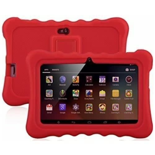 BEBE TAB 7inch 128/4GB 3000mAh WiFi Kids Tablet With Free Gifts - Red/Yellow