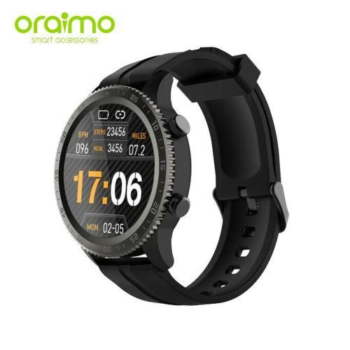 Oraimo Tempo-W3/2 Smart Watch Health Monitor IP67 Waterproof -black