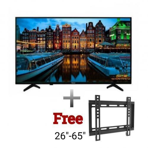 Hisense 40" Inbuilt With Local Channel's Decoder + Free 26"-65" Wall Bracket - Black