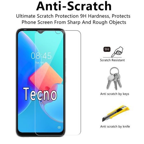 HD Gl For Tecno  5X 5S 5C 5P 5 LTE Spark 7 7P 7T 7P 8P 8T 8C Screen <br />
Cover For Tecno  5 S X Spark 7 8 PT Pro Gl-2pcs Gl