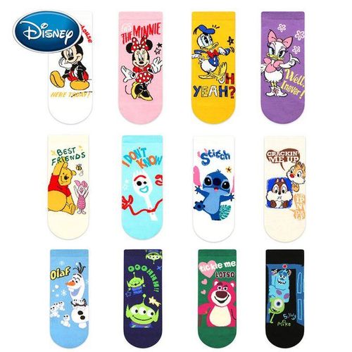 New Disney Minnie Frozen Steeber Socks Mickey Cartoon Sweet