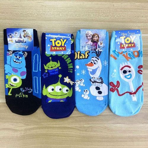 Socks Daisy Lady Donald Cotton Short Disney Duck Cartoon