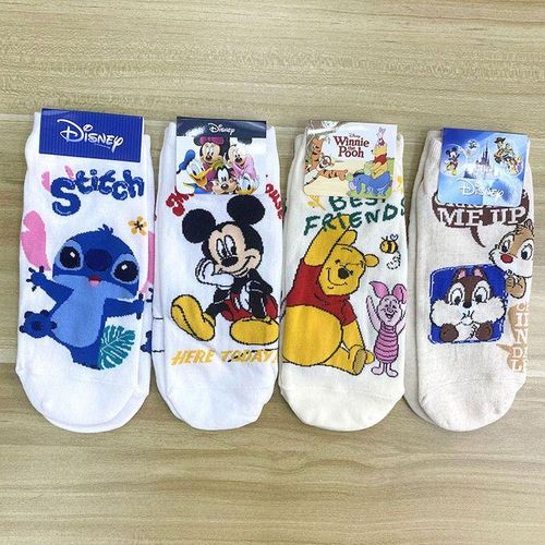 Socks Daisy Lady Donald Cotton Short Disney Duck Cartoon