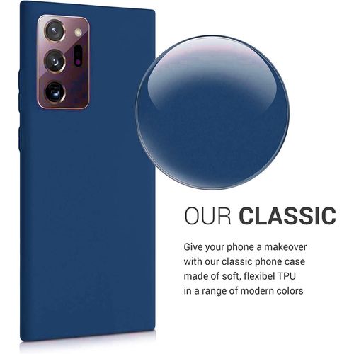 Samsung Galaxy Note 20, Note 20 Ultra Liquid Silicon Case-Blue