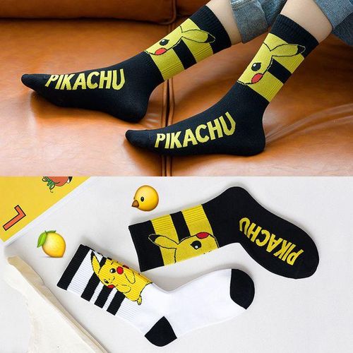 Casual Anime Socks Pikachu Pokemon Cartoon Tube Xxx Socks