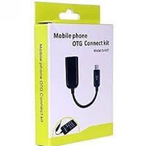 USB OTG Connection Kit, For Android- Black