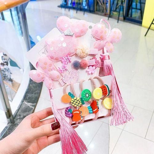 915 Generation Girl Headdress Gift Box Set Baby Hairpin Clip Cute Girl Tie