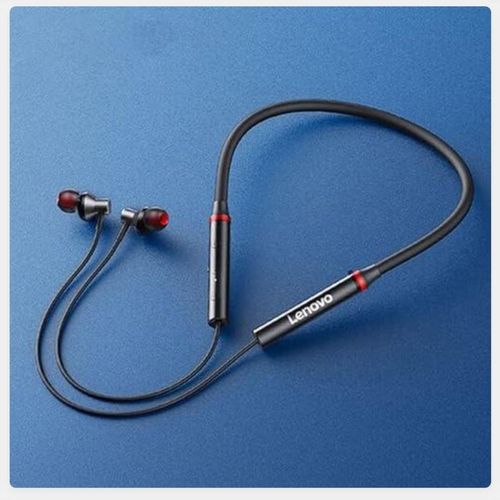 Lenovo HE05X Neckband Headset Waterproof Magnetic Bluetooth Wireless Earphones With Microphone - Black