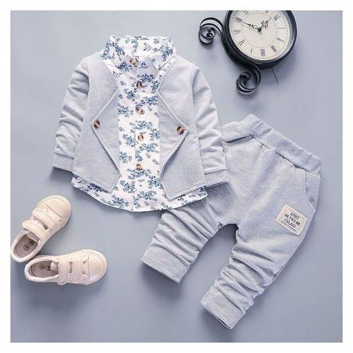 Fashion Baby Clothes Sets Infant Tracksuits Toddler Cotton Denim Set