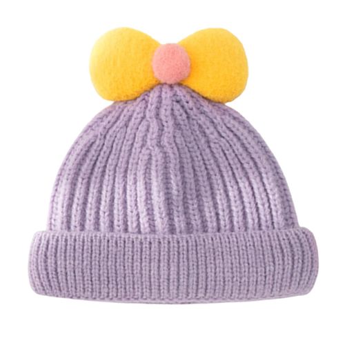 Male And Female Baby Hats Skin Friendly Comfortable Odorless for Indoor Outdoor Daily Wearing,Purple NO5114