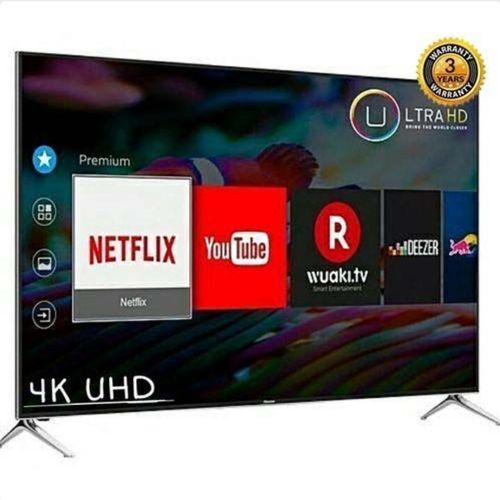 Hisense 43" Smart TV, Ready Internet On YouTube, Netflix, USB & HDMI Ports + Inbuilt Free To Air Decoder - Black