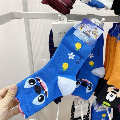 Mid Mickey Donald Cotton Socks Cartoon Duck Tube Disney