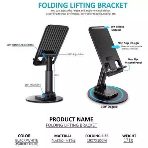 Professional Phone Microphone Stand - Black