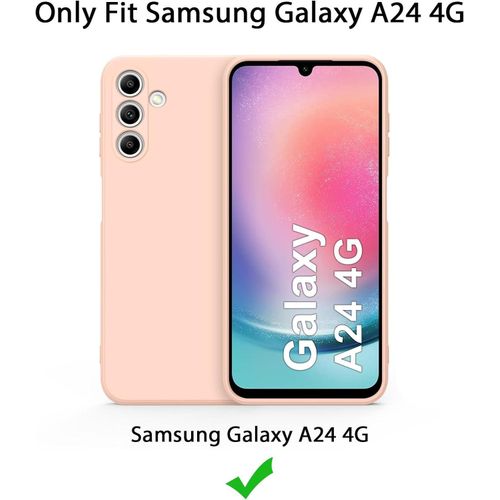 Samsung Galaxy A20, A21, A22 4G, A23, A24, A25 Silicon Phone Cover Case-Pink