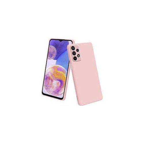 Samsung Galaxy A20, A21, A22 4G, A23, A24, A25 Silicon Phone Cover Case-Pink
