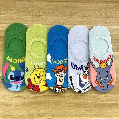 Cotton Cute New Cartoon Socks Disney Girl Mickey Minnie