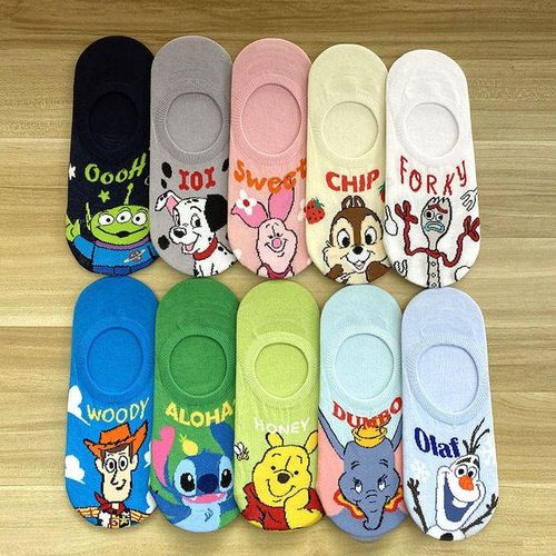 Cotton Cute New Cartoon Socks Disney Girl Mickey Minnie