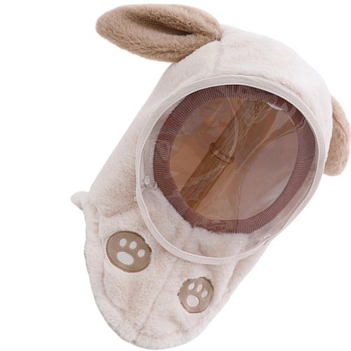 Kids Winter Hats Neck Warmer with Mask Soft Skin-friendly Winter Hat Face Cover Neck Warmer Warm One Piece Hat for Boys Girls,Beige,Long Eared Rabbit Hat NO5148