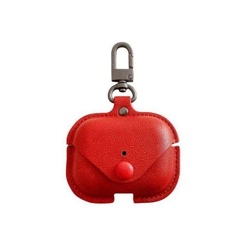 Apple Leather Protective Case Cover For AirPods Pro- Red