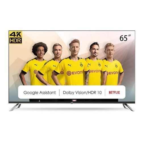Chiq 65" Andriod UHD 4K Slim Digtal Smart Tv -Black