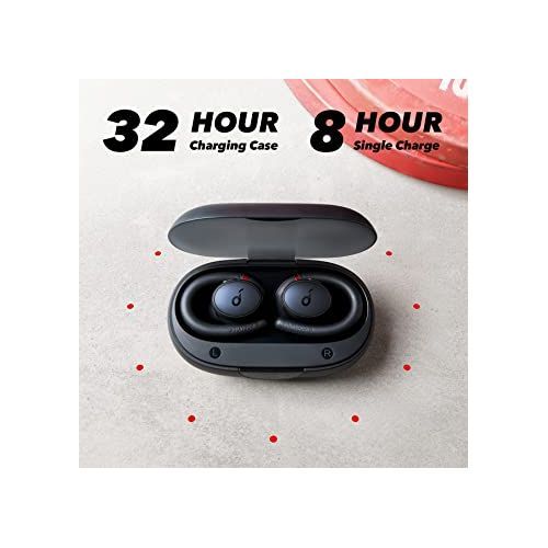Anker Soundcore Sport X10 Wireless Earphones Rotatable Ear Hooks Deep Bass - Black