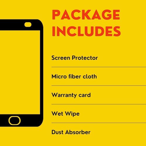 Tecno Spark 20 C Pro + 5G Tempered Glass Screen Protector Guard Full Edge To Edge 9H Full Glue FHD With Easy Installation Kit-Black