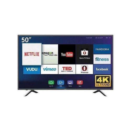 Hisense 50" Inch, Vidaa, 4K Ultra HD, Smart TV with built-in WIFI- Black